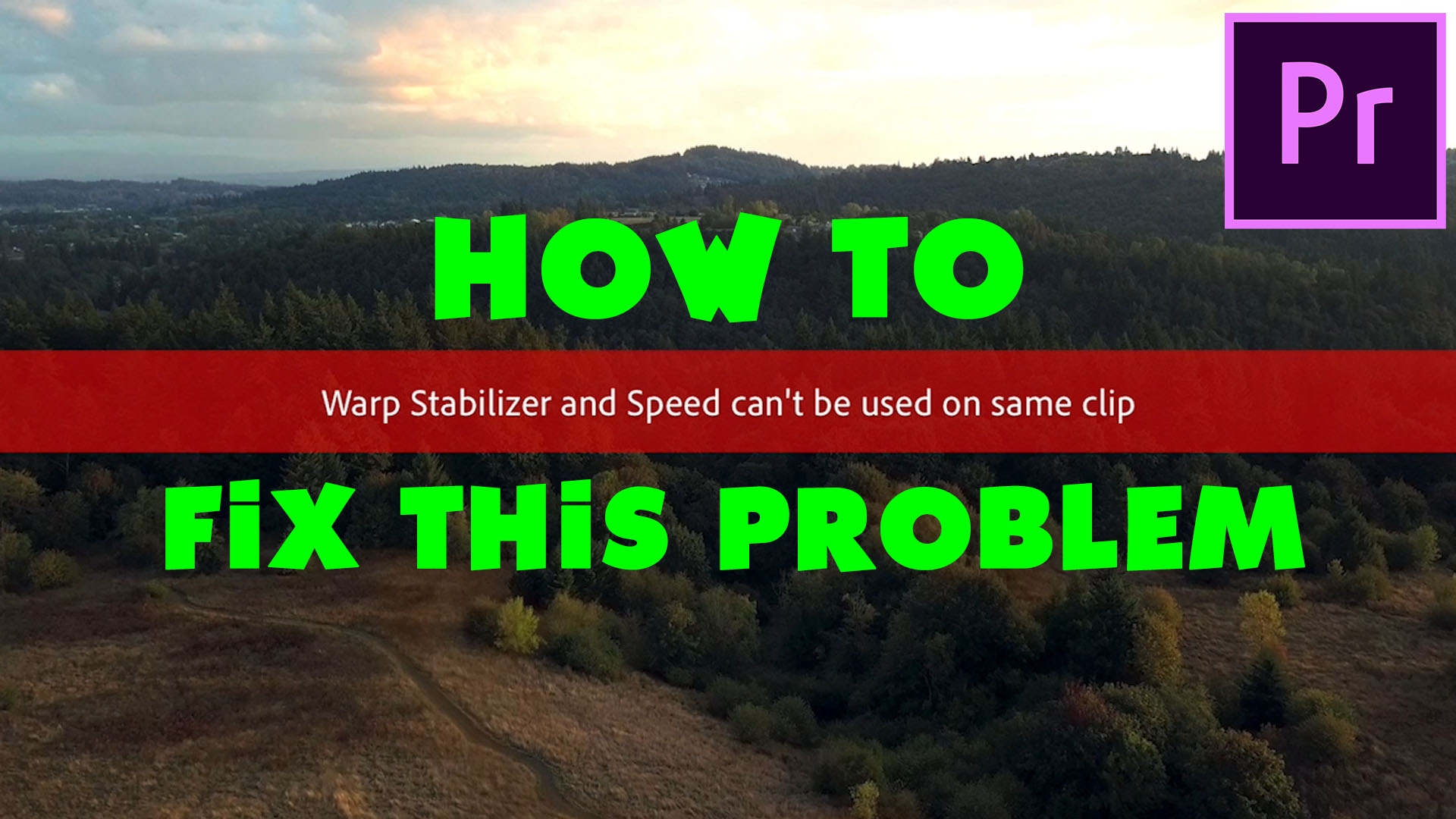 Warp Stabilizer and Speed can