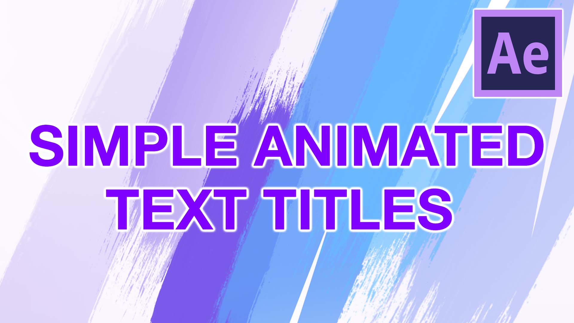 3 SIMPLE But PROFESSIONAL Animated Text Titles (After Effects)