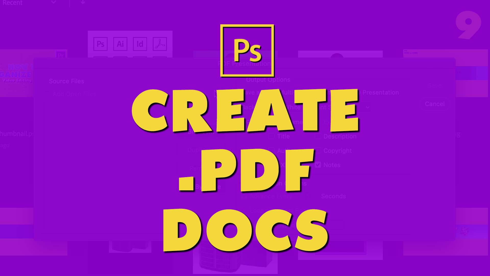 Create PDF Documents in Photoshop | 15-Second Hacks
