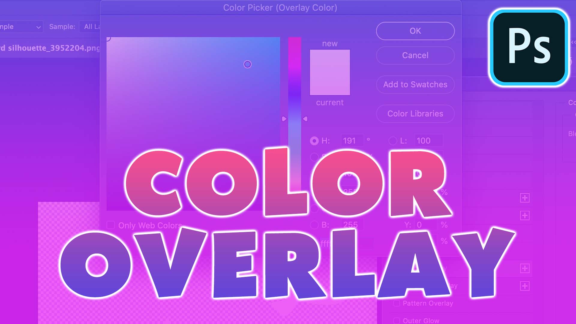 Photoshop Tutorial: Change the Color of an Object (Using Color Overlays)