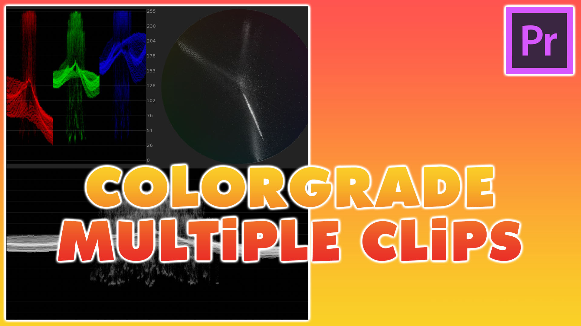 Colorgrade Multiple Video Clips + How to Colorgrade Source File (Premiere Pro Tutorial)
